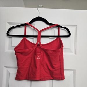 Beyond Yoga Red Strappy Crop Top